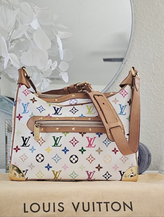 Louis Vuitton Handbags - EUC Louis Vuitton Takashi Murakami Boulogne Medium hobo bag
